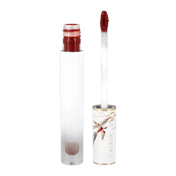 Помада для губ `CATKIN` MIRROR OF THE SKY LIQUID LIPSTICK тон C03 brown sugar chestnut жидкая