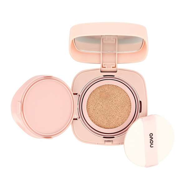 Основа-кушон тональная для лица `NOVO` LIGHT AIRY CUSHION тон 02