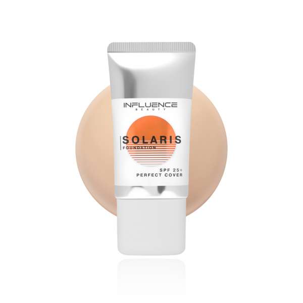 Основа тональная для лица `INFLUENCE BEAUTY` SOLARIS с SPF 25 тон 01 Ultra light