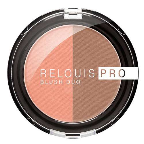 Румяна для лица `RELOUIS` `RELOUIS PRO` BLUSH DUO компактные тон 202