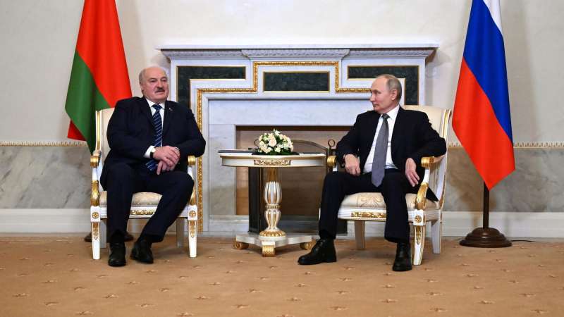 Путин и Лукашенко общались один на один около полутора часов